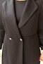 Double-Breasted Collar, One-Side Pleated Evening Dress - 5