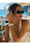 Marble Patterned Colorful Enamel Cuff Bracelet – Gold Plated Stylish Design - 3