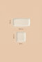 Set of 2 Melamine Presentation Plates, Presentation Plate, Serving Plate - Patterned Unbreakable Serving Plate - Lemon - 7
