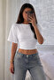 Women's Body-Fitting Wide Sleeve White Blouse - 6