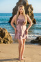 Plus Size Lace Collar Short Nightgown- Bridal & Honeymoon Collection - 6