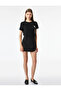 Cotton Bow Brooch Short Sleeve Crew Neck T-Shirt