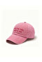 ''Sorry I'M Late I Saw a Cat'' Embroidered Washed Cap / Cat Embroidered Washed Cap - 2