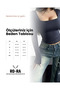 Square Neck Basic Slim Fit Long Sleeve Body Full Stretch Fabric True to Size - 2