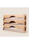 Bamboo 3-Piece Stretch Film and Foil Cutter Organizer, Stretch Foil Box