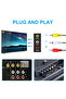 10 قطع كابل AV لـ PS2 و PS3، كابل AV إلى RCA مركب لجهاز بلايستيشن 2 و PS3 (6 أقدام) - 5