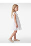 Ruffled Crew Neck Cotton Lace Dress - 2