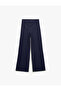 High Waist Striped Wide Leg Pants with Pockets - 6