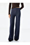 High Waist Striped Wide Leg Pants with Pockets - 4