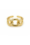 Steel Ring Polished Adjustable Women's Non-Tarnish - 4