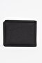 Men's Black Textured Card Holder Wallet - 3