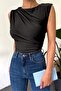 Crew Neck Zero Sleeve Sandy T-Shirt