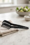 Practical Fireproof Non-Stick Hard Teflon Plastic Pasta Tongs | 220 Degree Resistant Salad Tongs
