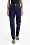 High Waist Wide Leg Jean Pants - 5