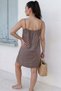 Lavinia Strap Short Dress Soil - 2