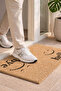 Koko Doormat Smile Hello Bye Patterned Koko Doormat in Front of the Door 40 X 60 cm - 2