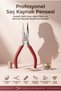 Hairdressing Hair Extension Pliers Professional Hair Extension Pliers - Long Mouth Micro and Bead Extension Compression Pliers 721422