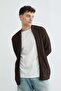 Ribbed Zippered High Collar Cardigan - 2