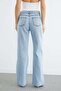 Stone Bow Detailed Palazzo Jeans - 7
