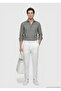 Anthracite Plain Casual Fit Long Woven Casual 100% Linen Shirt - 3