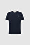 Men's Navy Blue Regular Fit Crew Neck T-Shirt 50322518-Vr033 - 7