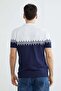 Half Zip Polo Collar Knitwear T-Shirt - 7