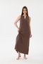 Grace Dress Premium Linen Textured Maxi Dress - 5