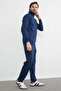 Text Embossed Zippered Tracksuit Set - 6