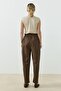 Else Poplin Trousers Brown - 3