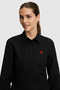 Women's Black Long Sleeve Basic Shirt 50324791-Vr046 - 2