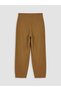 Trendlucky Women's Textured Trousers with Elastic Waist and Difference in Color - 6
