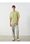 Nevavm Oval Collar Printed Combed Cotton Men's T-Shirt - 2