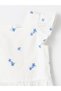 Nevavm with Difference Square Collar Short Sleeve Embroidered Baby Girl Blouse - 3