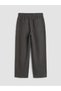 Trendlucky Loose Fit Women's Pleated Fabric Pants with a Difference in Color - 6