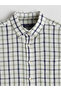 Nevavm Regular Fit Plaid Men's Shirt with Difference - 6
