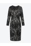 Rochie lunga, Negru/Alb - 2