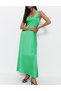 Rochie lunga, Verde