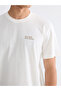 Nevavm Men's T-Shirt with Oval Collar and Printed Design - 3