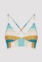 Glittery and Colorful Nature Bralet Bikini Top - 6