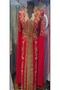 Local Women's Belted Wedding Kaftan Evening Dress 2-Piece Set - 6