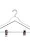 10 Pieces of Nickel-Plated Skirt and Trouser Hangers 43 cm - 4