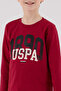 4-15 Years Old Licensed Us Polo Assn Boys Suit-Burgundy - 3