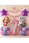 Paw Patrol Skye and Everest Concept 7Th Birthday Party Balloon Set