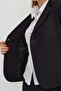 Basic Double-Breasted Collar Slim Fit Jacket - 5