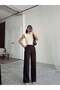Bitter Brown My Palazzo Fabric Trousers