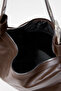 Aura Belt Detailed Shoulder Bag Brown - 5