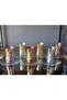 Handmade Crystal Erva Mixed Lustered 24K Gold Engraved 12-Piece Presentation Tea Set - 2