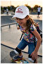 For Children, 100% P Cotton Red and White Turkey Hat – Moon and Star Embroidered Cap (Ages 7-10) - 2