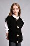 Crew Neck Buttoned Sweater for Girls G1625A825Au - 3