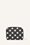 Women's Faux Polka Dot Black Leather Card Holder I1081Axns - 2